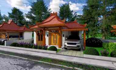 Jarang Ada Rumah di Jogja dekat Jogja-Solo Konsep Joglo Limasan Cuma