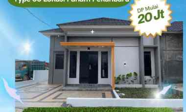Rumah Type 56 Cluster Lokasi Panam dekat Universitas UNRI Panam