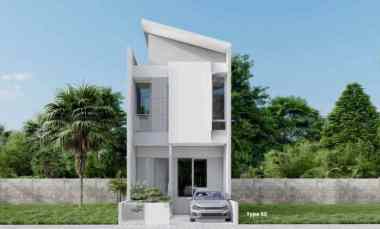 Rumah 2 Lantai Desain Minimalis Tropis dekat Ujungberung Town Square