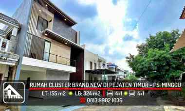 Rumah Modern Brand New dalam Townhouse di Pejaten Timur, Pasar Minggu