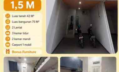 Dijual Rumah 3 Kamar di Percetakan Negara Jakarta Pusat
