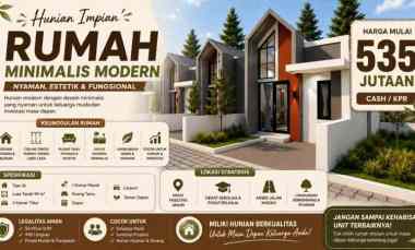Miliki Rumah Impian di Lokasi Strategis Harganya Promo 535 juta
