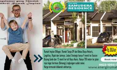 Rumah Dijual di perumahan samudera residence, tajurhalang Bogor