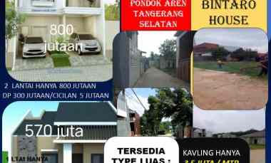 Hunian Cluster Bintaro House,bintaro Sektor 9 di Pondok Aren