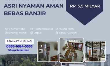 Rumah di Pondok Hijau Gegerkalong Bandung Asri Nyaman Aman Bebas Banji