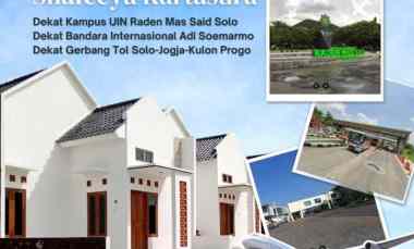 Rumah dekat Kampus Iain di Ngemplak Kartasura Sukoharjo