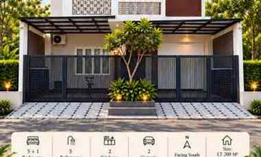 Rumah Cantik Baru Renovasi Siap Huni di Komplek Pulo Gebang Jakarta