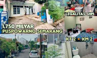 Dijual Tanah dan Bangunan di Puspowarno Bongsari Semarang