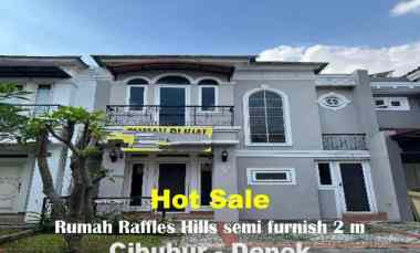 Rumah Mewah Nego Sampai Deal Raffles Hills Semi Furnish