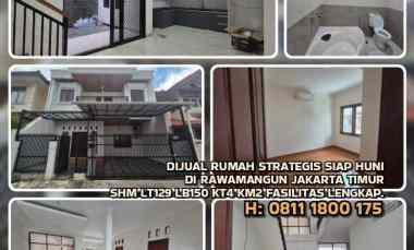 dijual rumah rawamangun jakarta timur