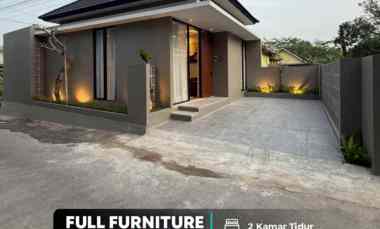 Rumah Baru - Fully Furnished di Utara Pasar Godean km 10, Jogja 500