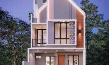Rumah Pondok Bambu Poncol 2.5 Lantai, LT 79 m2, New, Modern