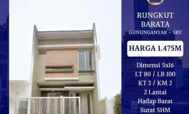 Rumah Dijual di Rungkut Barata