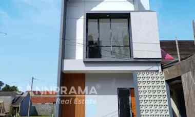 Rumah Gaya Scandiavian dalam Cluster Pinggir Jalan Sawangan Rohkus-am