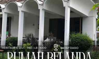 Dijual Rumah Belanda Heritage C Terawat dan Luas di Kota Bandung