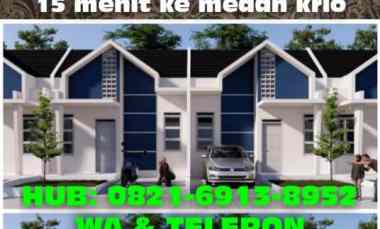 Jual Rumah Subsidi Dp 1 juta Daerah Sei Mencirim 15 menit ke Sunggal