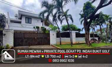Rumah Dijual di Sekolah Kenca, Pondok Indah, Jakarta Selatan