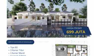 Rumah Siap Bangun 2 menit dari PPPG Kesenian Ngaglik Sleman