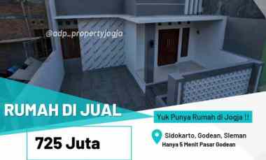 Rumah Cantik Siap Huni di Sidokarto Godean Sleman 5 Pasar Godean