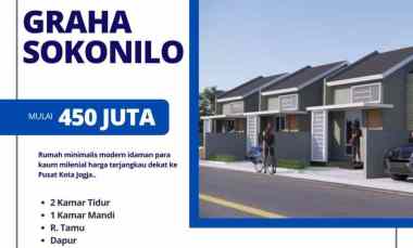 Rumah Minimalis Modern dekat Pasar Godean, Unit Terbatas CUMA 400 Jutaan