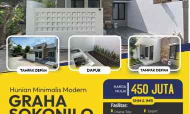 Rumah Minimalis Nyaman di Lokasi Strategis di dekat jl. Godean KM.12