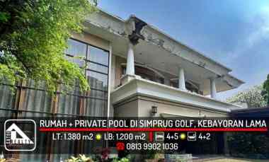Rumah Dijual di Simprug Golf, Kebayoran Baru, Jakarta Selatan