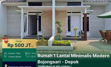 581 Rumah Ready Stock Modern Minimalis dalam Cluster di Bojongsari Depok