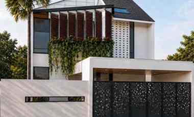 Dirancang Arsitek Rumah Sehat Modern Unik Spacious Yogyakarta