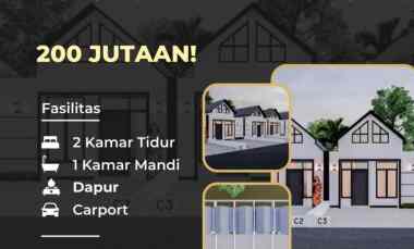 Rumah Minimalis Modern American Style dekat Wisata Candi Prambanan