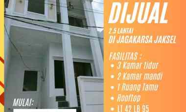 Rumah Dijual di Jagakarsa, Jakarta Selatan 3 km Tol Brigif