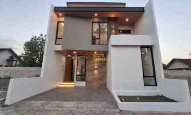 Rumah 2 Lantai Siap Huni dalam Cluster Eksklusif di Jogja Utara