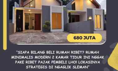 Dijual Rumah Minimalis Free Pajak Pembeli di Ngaglik, Sleman