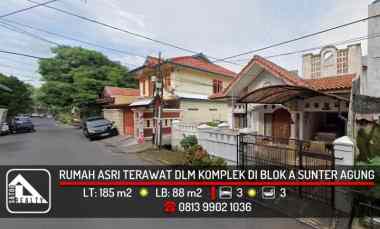 Rumah Asri Terawat di Blok A Sunter Agung, Tanjung Priok