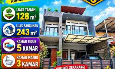Dijual Rumah Siap Huni 3 Lantai Lokasi Strategis 7 menit Tol Cakung