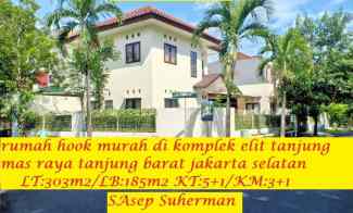 Dijual Murah Rumah Hook Murah di Komplek Elit Tanjung Mas Raya Tanjung