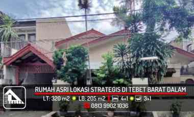 Rumah Asri Area Komersial jl. Tebet Barat, Tebet, Jakarta Selatan