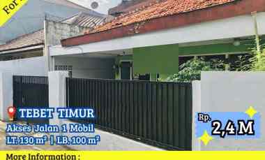 Rumah Dijual di Tebet Timur