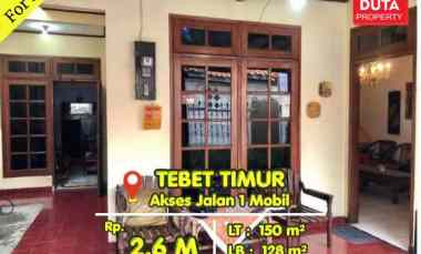Rumah Dijual di TEBET TIMUR