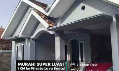 Rumah Murah Super Luas dekat Wisata Lava Bantal Candi Abang, Sleman