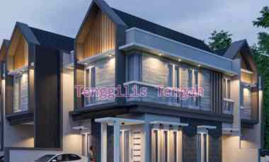 On Progress Rumah Baru di Tenggilis Tengah dengan Row Jalan Lebar Cuku