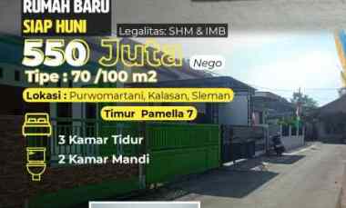 Murah Rumah Cluster Siap Huni di Purwomartani, Sleman, Jogja