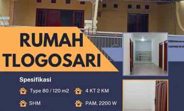 Rumah Nyaman Siap Huni Tlogosari Semarang Bisa Cash / KPR