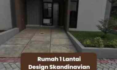 Rumah Scandinavian Akses Stasiun Bojonggede Bogor Bisa Kpr