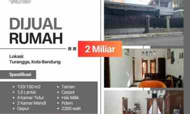 Dijual Rumah Kokoh Super Strategis di Area Turangga Lengkong Bandung