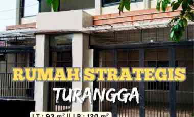 Dijual Rumah Bisa untuk Kantor Lokasi Strategis di Turangga