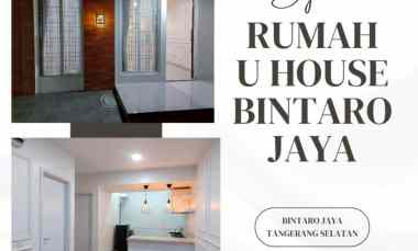 Dijual Rumah U House Bintaro Jaya Tangerang Selatan