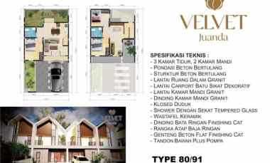 Rumah Baru Velvet Juanda Desain Aesthetic Modern Strategis