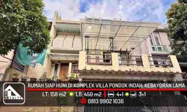 dijual rumah villa pondok indah