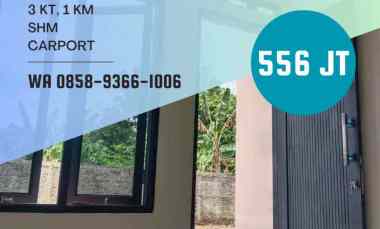 Rumah Bogor Parung Terbaru Cakep dalam Cluster hanya Satu Unit Saja