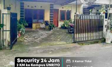Rumah Security 24 Jam Cuma 2 km ke Kampus Unriyo, Tajem, Sleman
